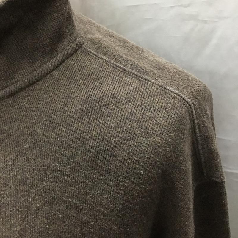 ポロラルフローレン POLO RALPH LAUREN ニット、セーター 長袖 ハーフジップ L ワンポイント 茶 / ブラウン / メンズ USED 古着 中古 10116126