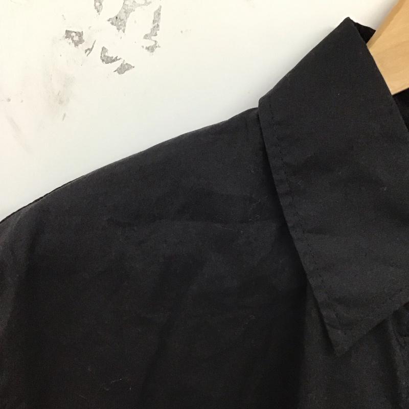 ザラ ZARA シャツ、ブラウス 半袖 M 無地 黒 / ブラック / レディース USED 古着 中古 10129392
