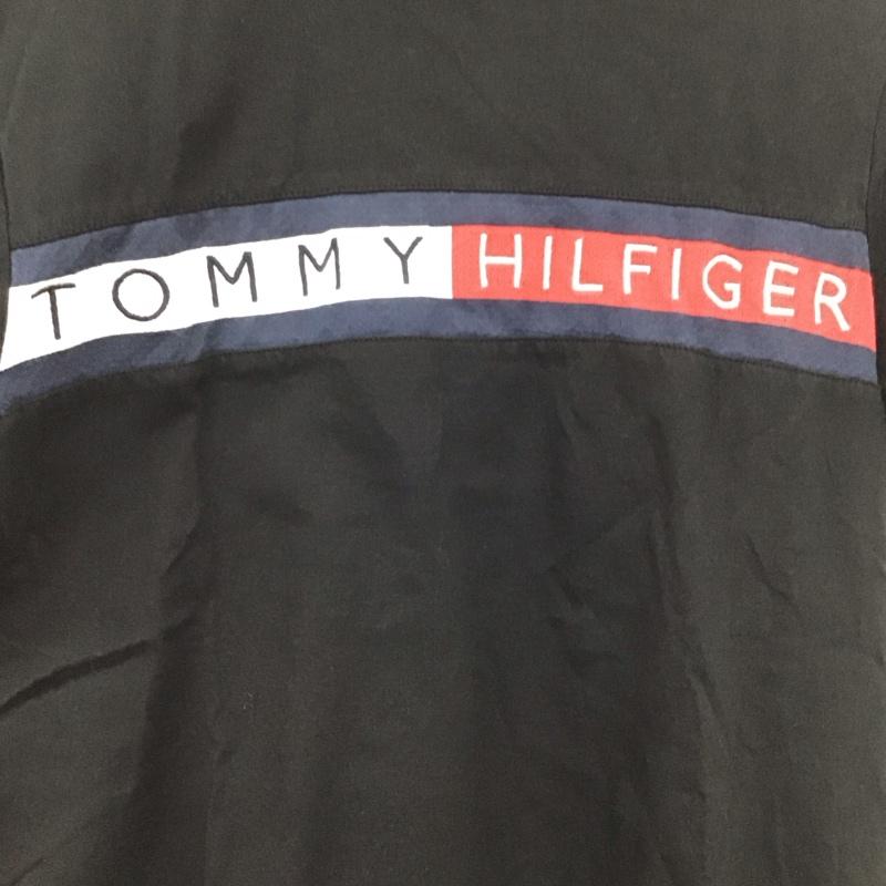 トミーヒルフィガー TOMMY HILFIGER Tシャツ 半袖 半袖カットソー プリントTシャツ クルーネックカットソー S ロゴ、文字 黒 / ブラック / レディース USED 古着 中古 10133030