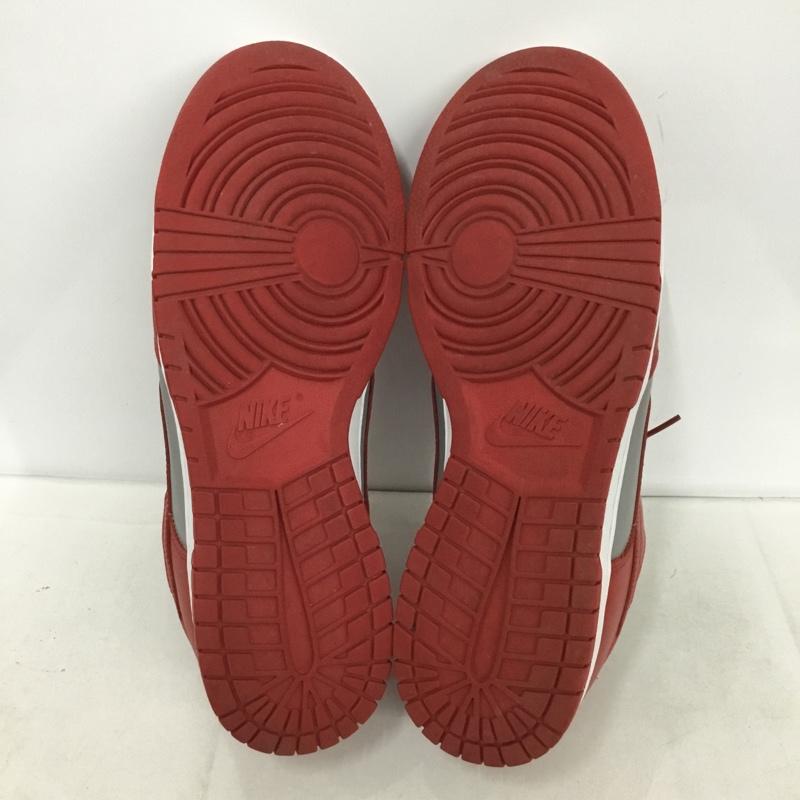 ナイキ NIKE スニーカー スニーカー DD1391-002 DUNK LOW RETRO 29cm 29.0cm ロゴ、文字 灰 / グレー / X 赤 / レッド / メンズ USED 古着 中古 10137997