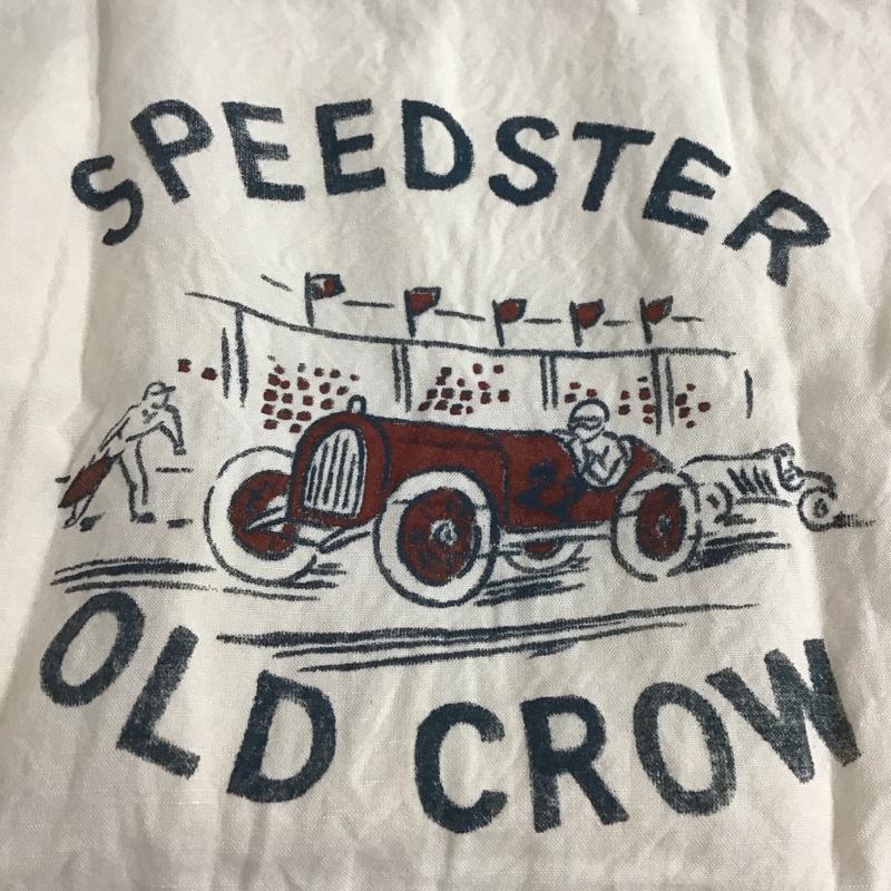 オールドクロウ OLD CROW シャツ、ブラウス 半袖 半袖シャツ 無地シャツ カラーシャツ XL ロゴ、文字 アイボリー / アイボリー / メンズ USED 古着 中古 10130458