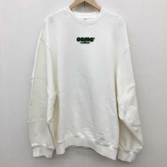 オーエーエムシー OAMC トレーナー 長袖 23A28OAJ03 M ロゴ、文字 白 / ホワイト /  メンズ USED 古着 中古 10120961