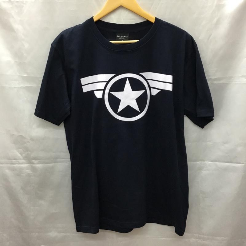 古着 USED Tシャツ 半袖 半袖カットソー プリントTシャツ クルーネックカットソー バンドTシャツ L プリント 紺 / ネイビー / メンズ USED 古着 中古 10106930