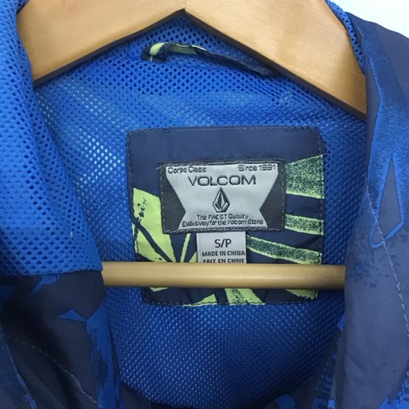 ボルコム VOLCOM ジャケット、上着 ジャンパー、ブルゾン ジップアップジャケット ナイロンジャケット アウター ジップアップパーカー S プリント マルチカラー / マルチカラー / メンズ USED 古着 中古 10133259