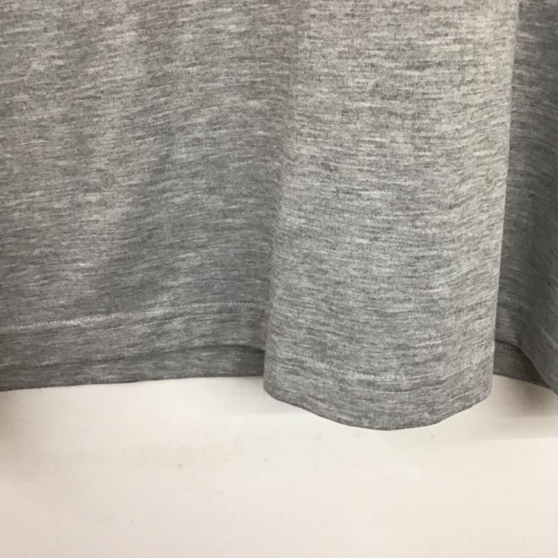 ザノースフェイス THE NORTH FACE Tシャツ 半袖 nt32158 半袖カットソー プリントTシャツ L ロゴ、文字 灰 / グレー / メンズ USED 古着 中古 10136577