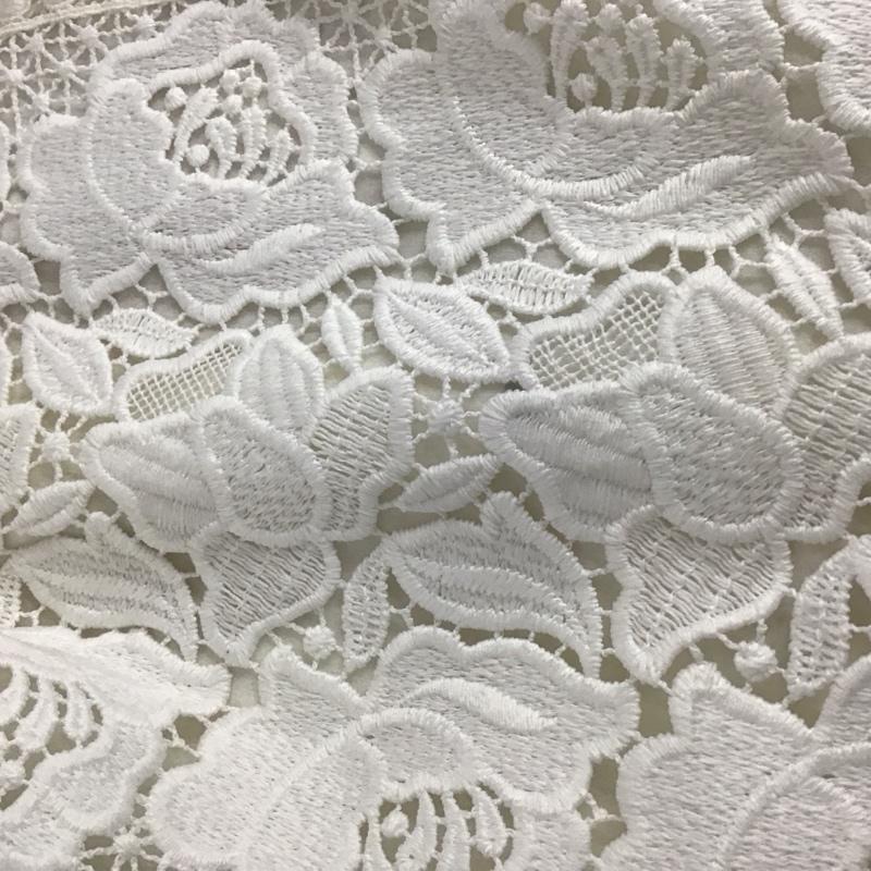 ジルスチュアート JILLSTUART シャツ、ブラウス 半袖 092-8110018 ファビレースブラウス M 無地 白 / ホワイト / レディース USED 古着 中古 10148897