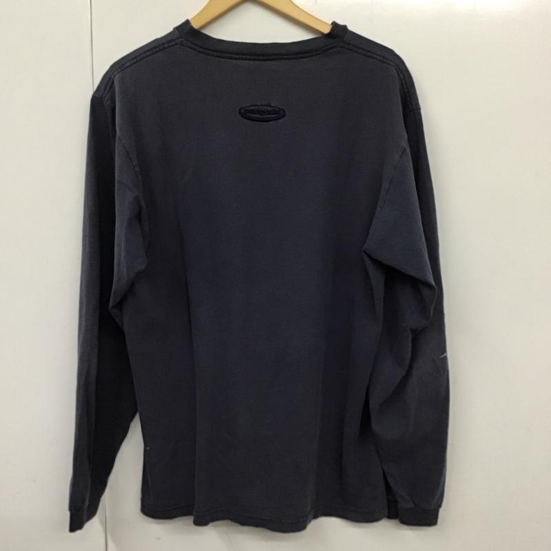 パタゴニア patagonia カーディガン 長袖 長袖カットソー プリントカットソー クルーネック M 無地 紺 / ネイビー / メンズ USED 古着 中古 10130120