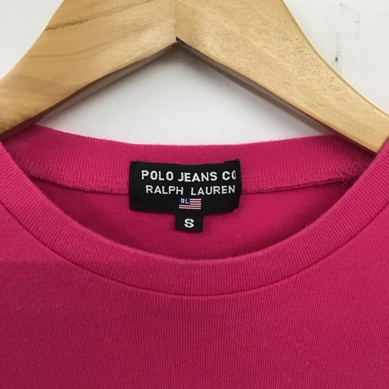 ポロジーンズ Polo Jeans Co. タンクトップ タンクトップ S プリント 桃 / ピンク / レディース USED 古着 中古 10136446