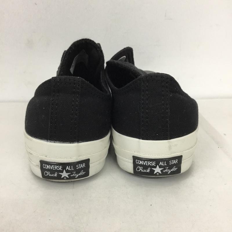 コンバース CONVERSE スニーカー スニーカー 1SC541 ALL STAR 100 STARSLIP OX 23cm スタッズ 23.0cm ロゴ、文字 黒 / ブラック / レディース USED 古着 中古 10130519