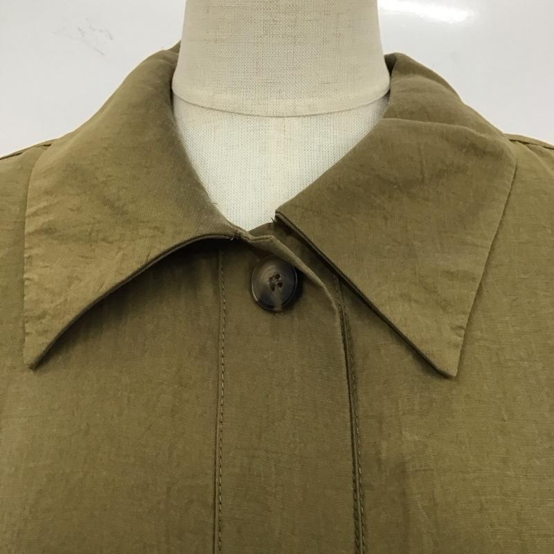 ザラ ZARA シャツ、ブラウス 長袖 XS 無地 カーキ / カーキ / レディース USED 古着 中古 10110495