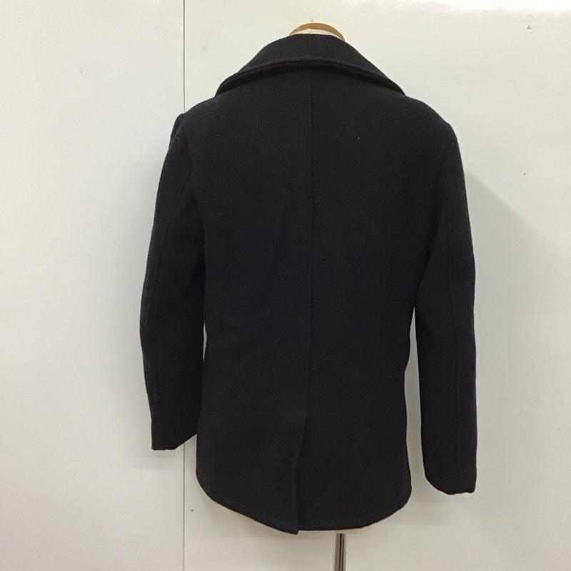 ショット schott コート ピーコート 740 36 無地 紺 / ネイビー / メンズ USED 古着 中古 10119116