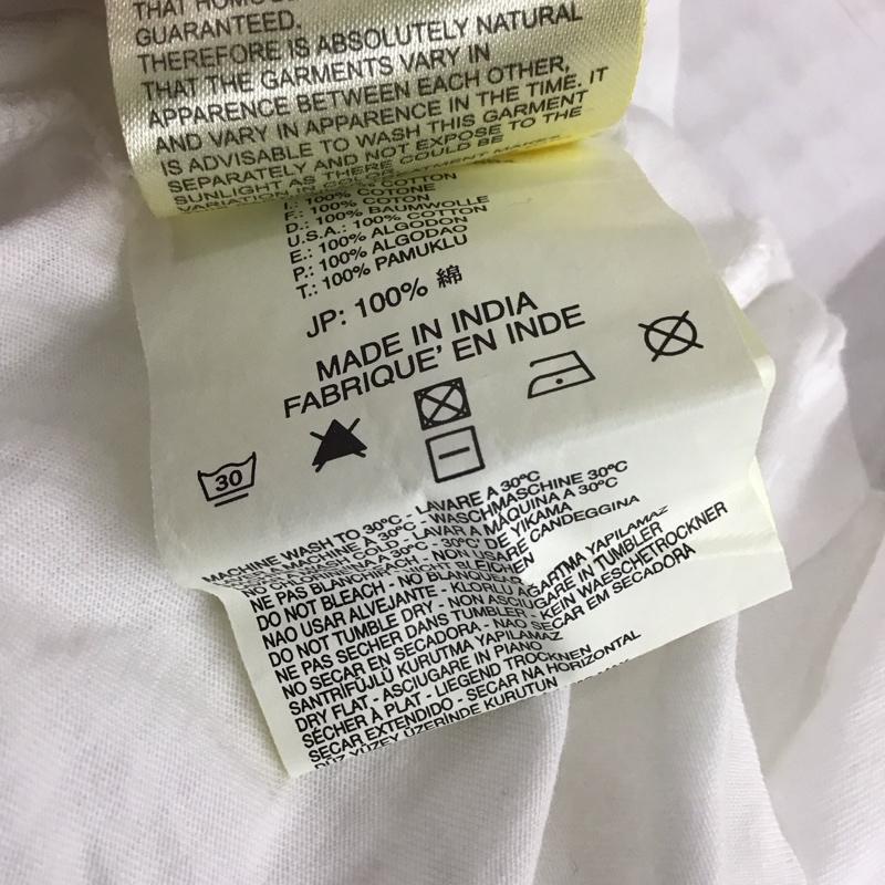 ディーゼル DIESEL Tシャツ 長袖 クルーネック ロンT XS ロゴ、文字 白 / ホワイト / レディース USED 古着 中古 10112344