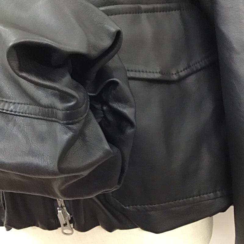マウジー MOUSSY ジャケット、上着 ジャケット、ブレザー 010HSJ30-0170 フェイクレザー FREE 無地 黒 / ブラック / レディース USED 古着 中古 10119634