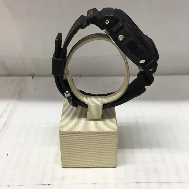 ジーショック G-SHOCK 腕時計 デジタル DW-6900FS TOMMY コラボモデル ロゴ、文字 黒 / ブラック / X 桃 / ピンク / メンズ USED 古着 中古 10106399