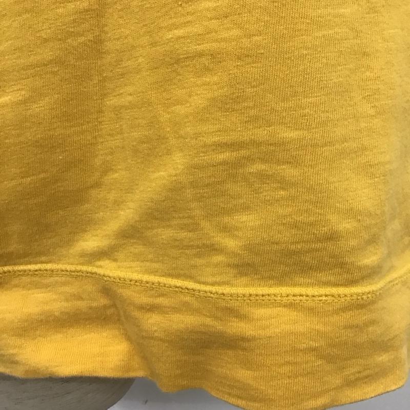 ラッセルアスレティック Russell Athletic Tシャツ 半袖 半袖カットソー プリントTシャツ クルーネックカットソー M プリント 黄 / イエロー / メンズ USED 古着 中古 10107306