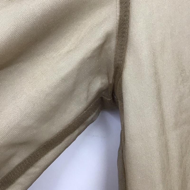ヌナ NEUNA カットソー 長袖 NNIZI0722001 2wayレイヤードシアーロングカットソー FREE 無地 ベージュ / ベージュ / レディース USED 古着 中古 10129235