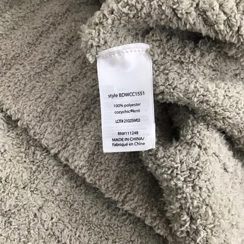 ベアフットドリームズ BAREFOOT DREAMS カーディガン 長袖 M 無地 ベージュ / ベージュ / メンズ USED 古着 中古 10130048