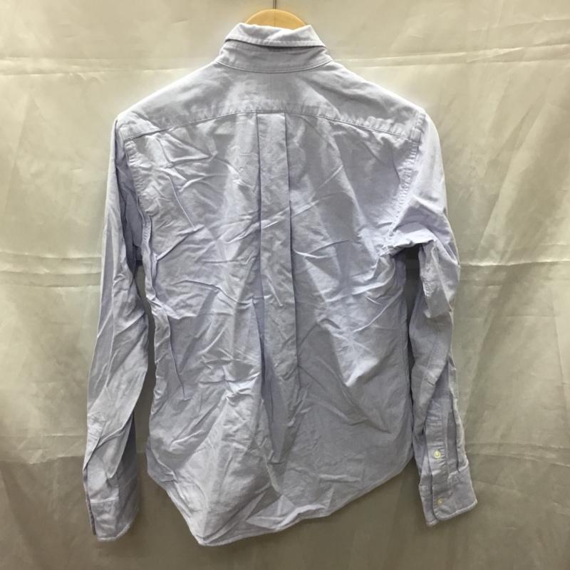 ラルフローレン RALPHLAUREN シャツ、ブラウス 長袖 ボタンダウンシャツ 2 無地 水色 / ライトブルー / レディース USED 古着 中古 10110621