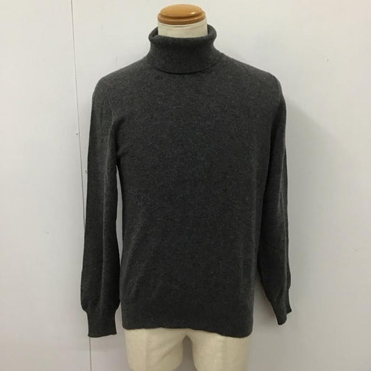ブルックスブラザーズ BROOKS BROTHERS ニット、セーター 長袖 長袖ニットカットソー ニット セーター タートルネックニット S 無地 灰 / グレー /  メンズ USED 古着 中古 10113611