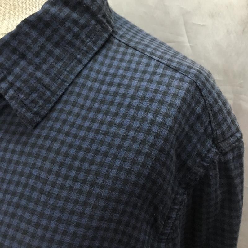 ロンハーマン Ron Herman シャツ、ブラウス 長袖 321070470-1322 RHC コットン S チェック 黒 / ブラック / X 紺 / ネイビー / レディース USED 古着 中古 10118736