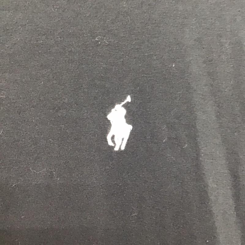 ポロラルフローレン POLO RALPH LAUREN Tシャツ 長袖 クルーネック ロンT M ワンポイント 黒 / ブラック / レディース USED 古着 中古 10130799