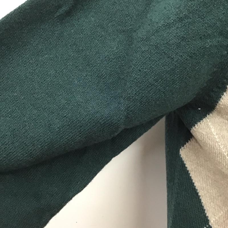 エディーバウアー Eddie Bauer ニット、セーター 長袖 長袖ニットカットソー ニット セーター M チェック マルチカラー / マルチカラー / メンズ USED 古着 中古 10112566