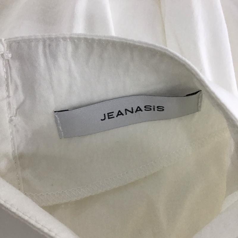ジーナシス JEANASIS カットソー 長袖 JS063785MC ソデボリュームコードBL FREE 無地 白 / ホワイト / レディース USED 古着 中古 10122569