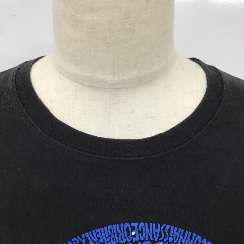 古着 USED トレーナー 長袖 NASA 薄手スウェット ロゴ、文字 黒 / ブラック /  メンズ USED 古着 中古 10116826