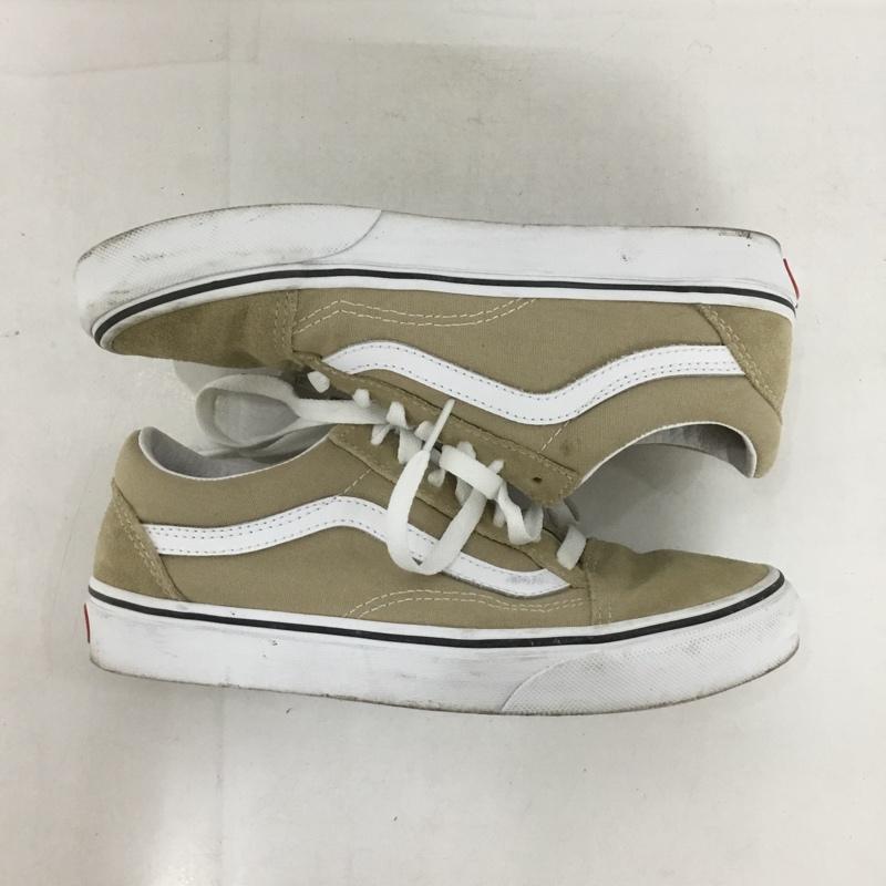 バンズ VANS スニーカー スニーカー 508731 23cm 23.0cm ロゴ、文字 ベージュ / ベージュ / レディース USED 古着 中古 10136930