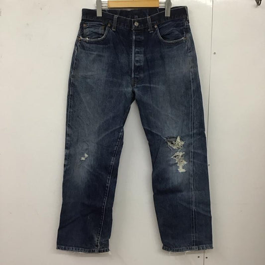リーバイストラウスアンドコー Levi Strauss & co. パンツ デニム、ジーンズ デニムパンツ ワイドパンツ カジュアルパンツ 36 ダメージ加工 インディゴ / インディゴ /  メンズ USED 古着 中古 10127114