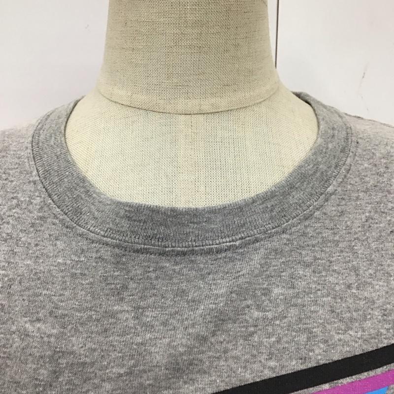 エックスガール X-girl Tシャツ 半袖 半袖カットソー プリントTシャツ クルーネックカットソー 1 プリント 灰 / グレー / レディース USED 古着 中古 10115735
