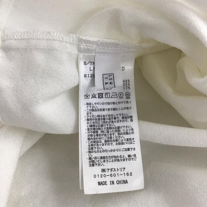 ローリーズファーム LOWRYS FARM シャツ、ブラウス 長袖 LF623624AD フリル襟 ショート丈 ボレロ FREE 無地 白 / ホワイト / レディース USED 古着 中古 10138582