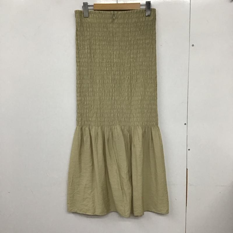 ローリーズファーム LOWRYS FARM スカート ロングスカート FREE 無地 ベージュ / ベージュ /  レディース USED 古着 中古 10133221