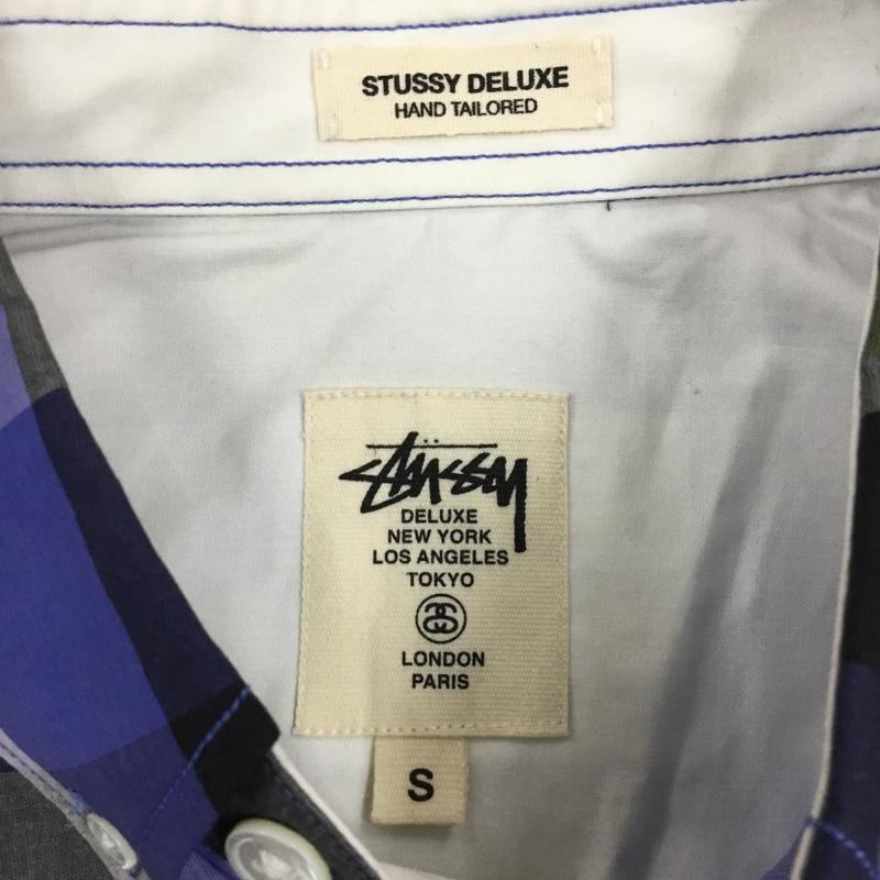 ステューシー STUSSY シャツ、ブラウス 半袖 半袖シャツ カラーシャツ 半袖カットソー チェックシャツ ボタンダウンシャツ S チェック マルチカラー / マルチカラー /  メンズ USED 古着 中古 10108526