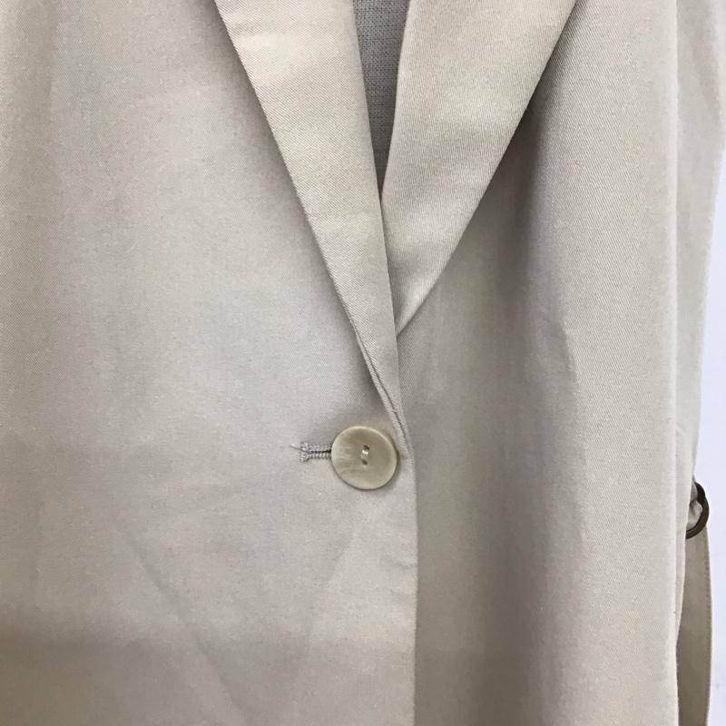 ダブルクローゼット w closet ベスト ベスト 343251 FREE 無地 ベージュ / ベージュ / レディース USED 古着 中古 10117710