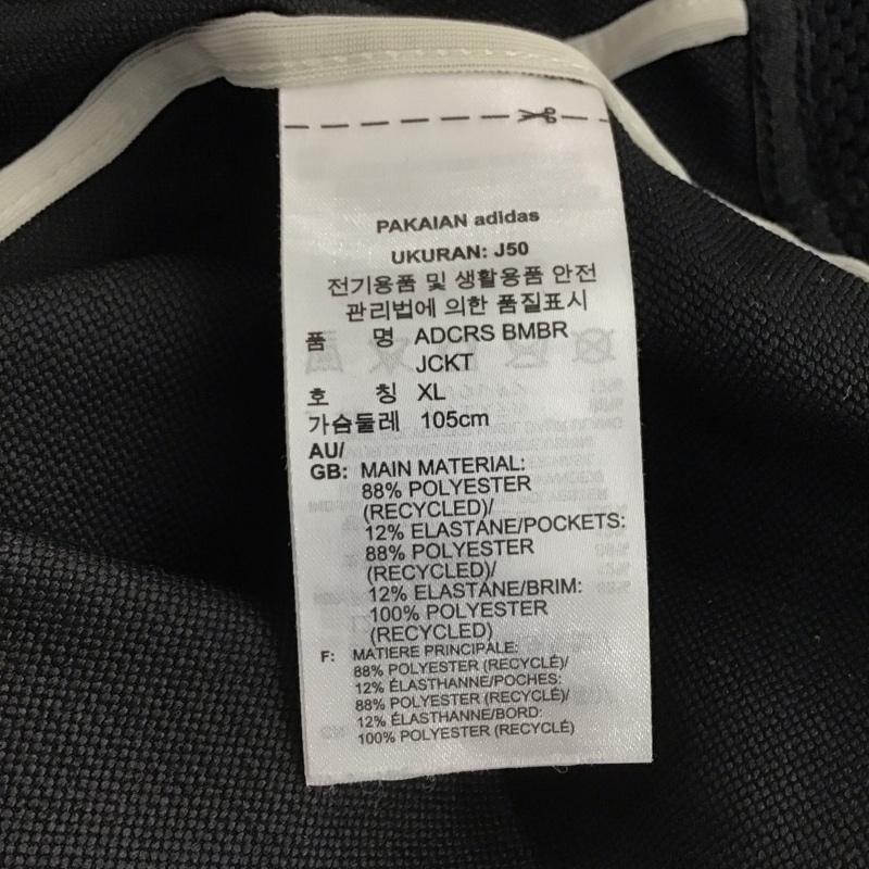 アディダス adidas ジャケット、上着 ジャンパー、ブルゾン gl0998 AdicrossBomberJacket ジップアップジャケット アウター 0 ロゴ、文字 黒 / ブラック / メンズ USED 古着 中古 10147318