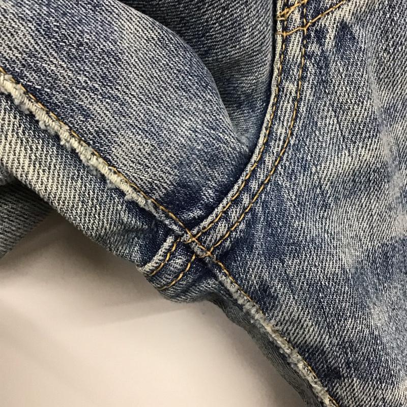 リーバイストラウスアンドコー Levi Strauss & co. パンツ デニム、ジーンズ デニムパンツ ストレートパンツ ワイドパンツ カジュアルパンツ 32インチ 無地 インディゴ / インディゴ /  メンズ USED 古着 中古 10124654