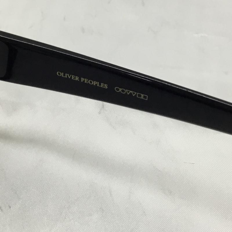 オリバーピープルズ OLIVER PEOPLES めがね・サングラス めがね 49 21-145 Ari-A BK 伊達めがね ワンポイント 黒 / ブラック / メンズ USED 古着 中古 10115574