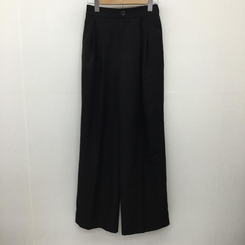 スナイデル SNIDEL パンツ スラックス SWFP215124 0 無地 黒 / ブラック / レディース USED 古着 中古 10138287