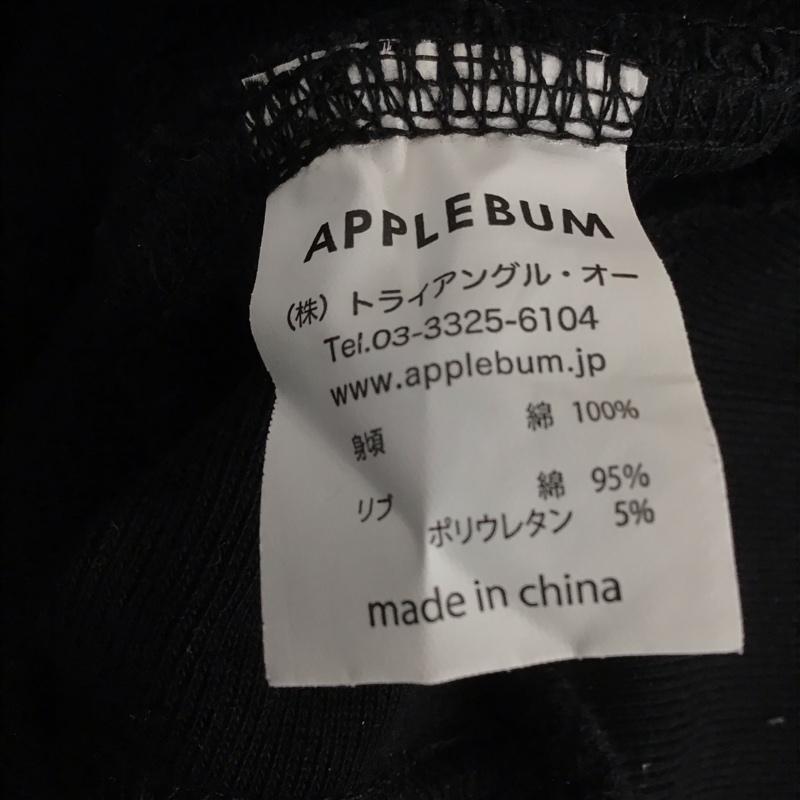 アップルバム APPLEBUM トレーナー 長袖 長袖トレーナー スウェット クルーネック プルオーバー L プリント 黒 / ブラック / メンズ USED 古着 中古 10130102