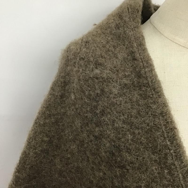 ニコアンド niko and... カーディガン 長袖 無地 茶 / ブラウン / レディース USED 古着 中古 10106118
