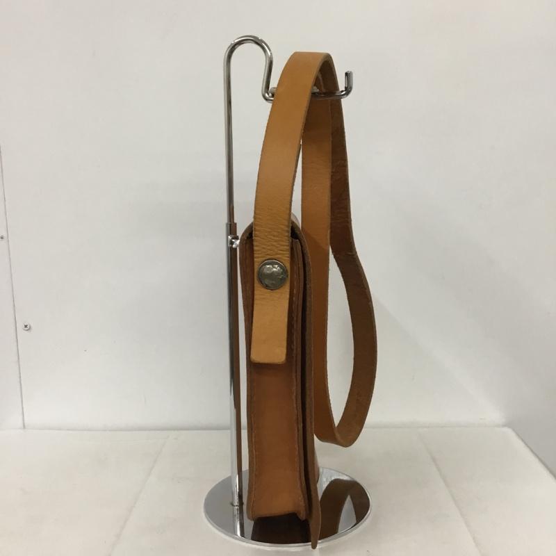 古着 USED ショルダーバッグ ショルダーバッグ レザー コンチョ 無地 茶 / ブラウン / メンズ USED 古着 中古 10132046