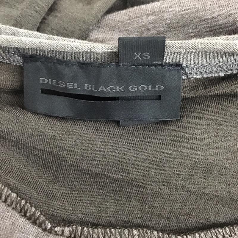 ディーゼル DIESEL カットソー 長袖 長袖カットソー Vネックカットソー ロングスリーブカットソー XS 無地 茶 / ブラウン / レディース USED 古着 中古 10122421