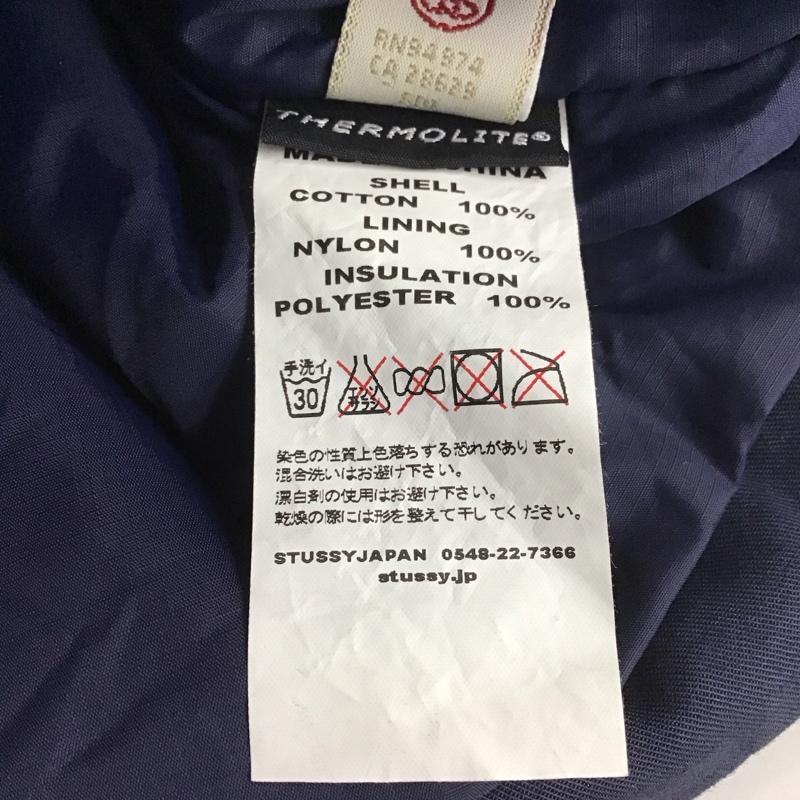 ステューシー STUSSY ジャケット、上着 ジャケット、ブレザー ジップアップジャケット パーカージャケット アウター M 無地 紺 / ネイビー / メンズ USED 古着 中古 10138710
