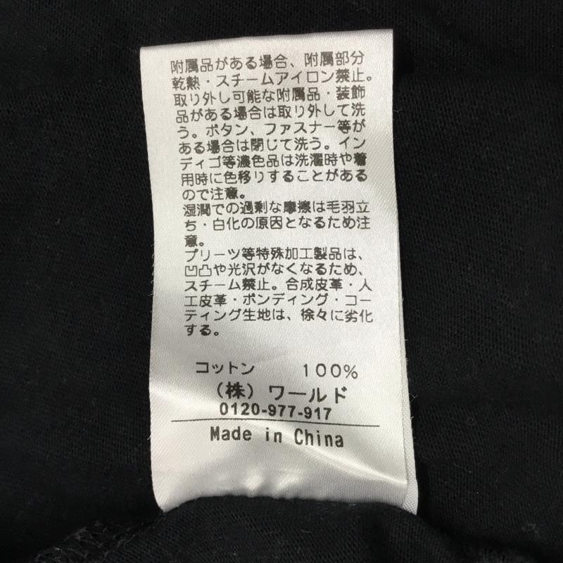 ティーケー TK Tシャツ 半袖 C01-28921 胸ポケット 3 総柄 黒 / ブラック / メンズ USED 古着 中古 10117774