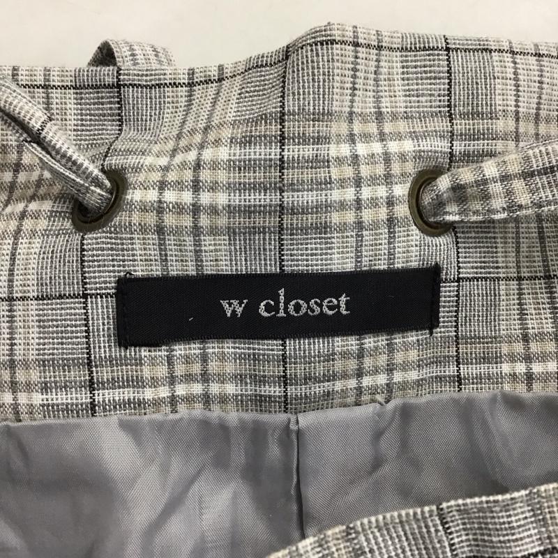 ダブルクローゼット w closet サロペット・オーバーオール サロペット、オーバーオール FREE チェック マルチカラー / マルチカラー / レディース USED 古着 中古 10123444