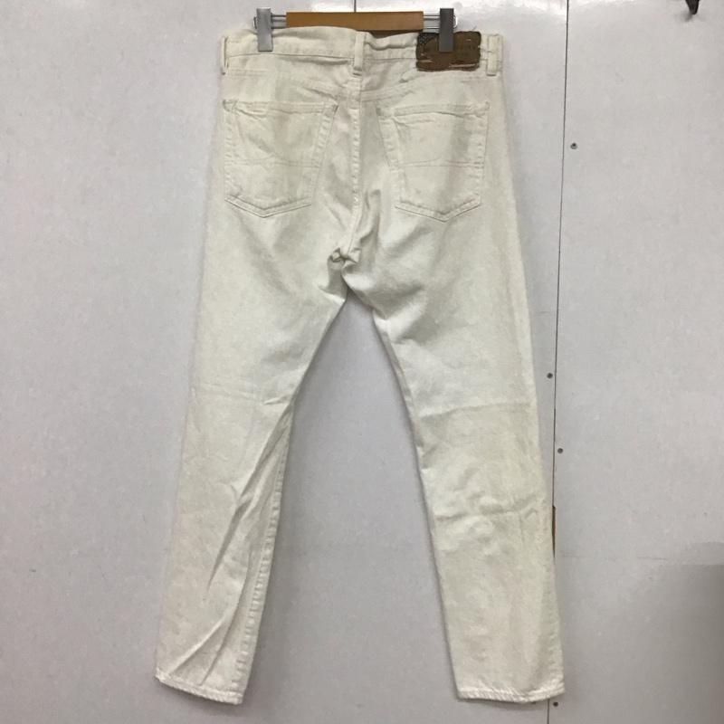 デニム アンド サプライ DENIM & SUPPLY パンツ デニム、ジーンズ デニムパンツ スリムパンツ カジュアルパンツ ストレッチパンツ 33インチ 無地 白 / ホワイト / メンズ USED 古着 中古 10132324