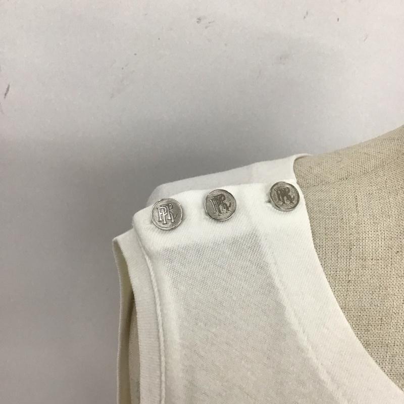 ポロラルフローレン POLO RALPH LAUREN タンクトップ タンクトップ タンクトップ ノースリーブカットソー XS 無地 白 / ホワイト / レディース USED 古着 中古 10115967