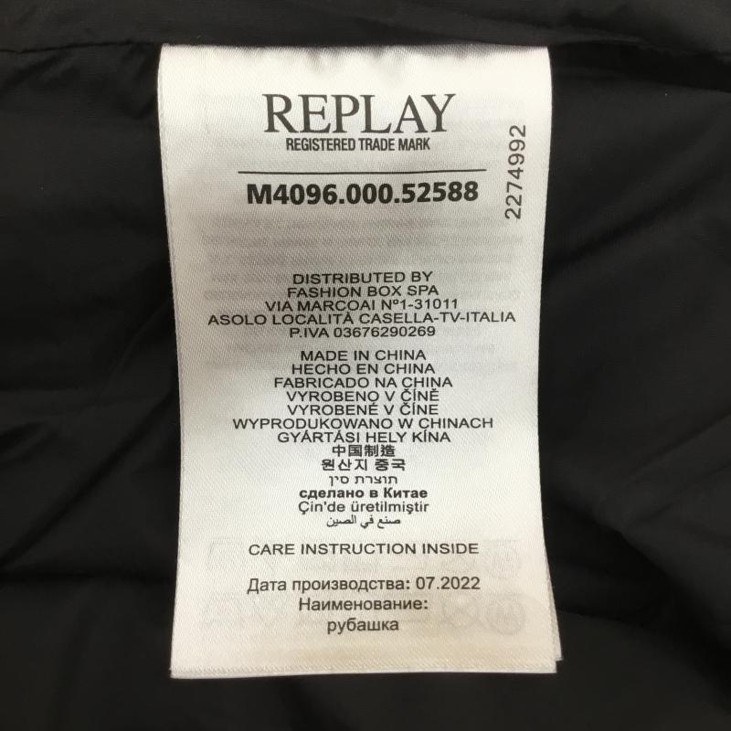 リプレイ REPLAY ジャケット、上着 ジャケット、ブレザー L チェック 黒 / ブラック / X 黄 / イエロー / メンズ USED 古着 中古 10105693