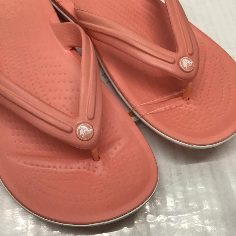 クロックス crocs サンダル サンダル 1033-6KP Crocband Flip 26cm 26.0cm 無地 桃 / ピンク / メンズ USED 古着 中古 10120439